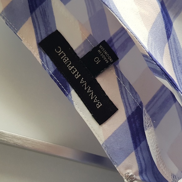 Banana Republic flutter / cap sleeve top size 10 / medium - Picture 4 of 7